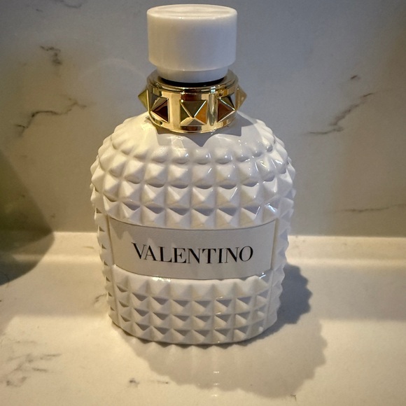 Valentino Other - Valentino White Oval Perfume Bottle